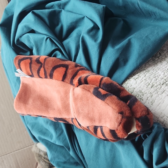 Vintage K&M 2001 Snake Puppet Black & Rust Plush Stuffed Animal See Disc. - Picture 3 of 4